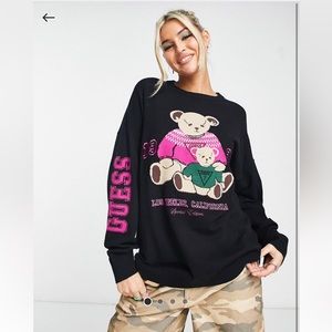 Guess Originals - bear sweater in black (Asos)